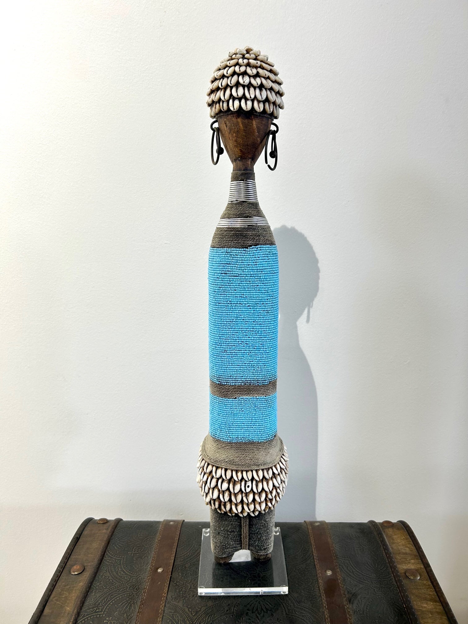 Beaded Namji Doll - Turquoise (L01)