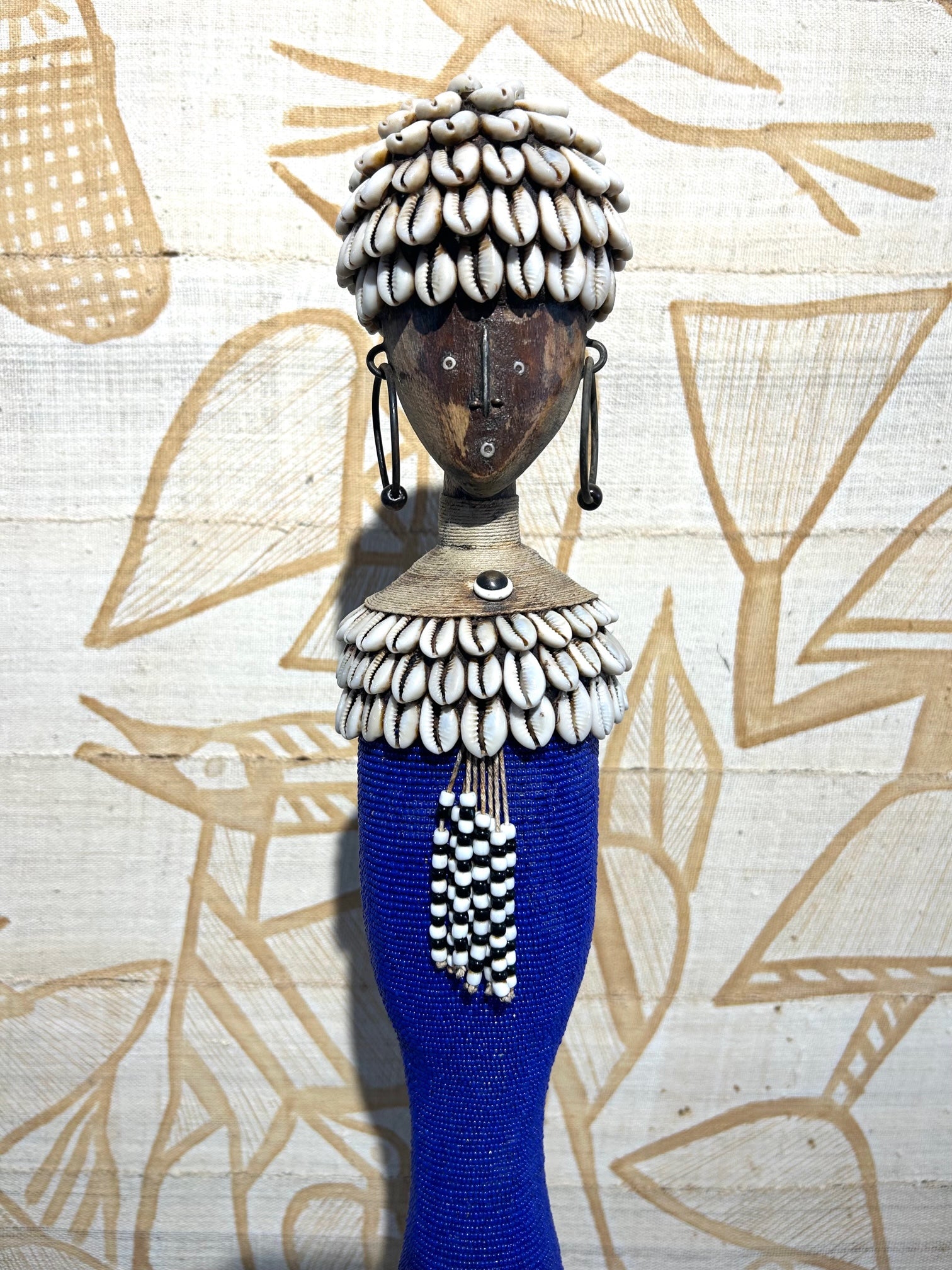 Beaded Namji Doll - Indigo (L01)